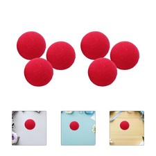 2 Pieces Red Rubber Clown Nose Cosplay Accessories Party Decoration