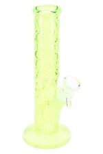 Colored Glass Rock Wall Straight Shooter Bong “Cliffside Chill” – 9½″