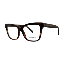 Tiffany & Co TF2260 Spotted Brown Havana Eyeglasses Frames 53mm 16mm 140mm-8421