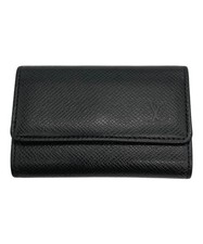 Authentic LOUIS VUITTON Multicle 6 Black Men/Women M30500 6771