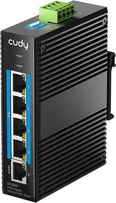 Cudy 5 Port Gigabit PoE Industrial Switch IG1005P DIN Rail 802.3af at