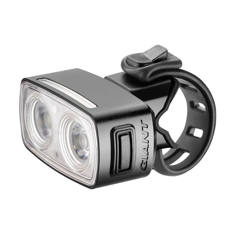 Eclairage avant de velo Giant Recon HL200 eclairage rechargeable noir