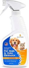 Pet Stain Remover  Odor Eliminator Spray - Enzyme Powered Carpet Cleaner