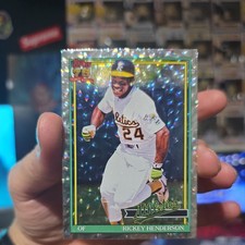 2026 TOPPS SERIES 1 1991  RICKEY HENDERSON Silver Crackle #T91-52