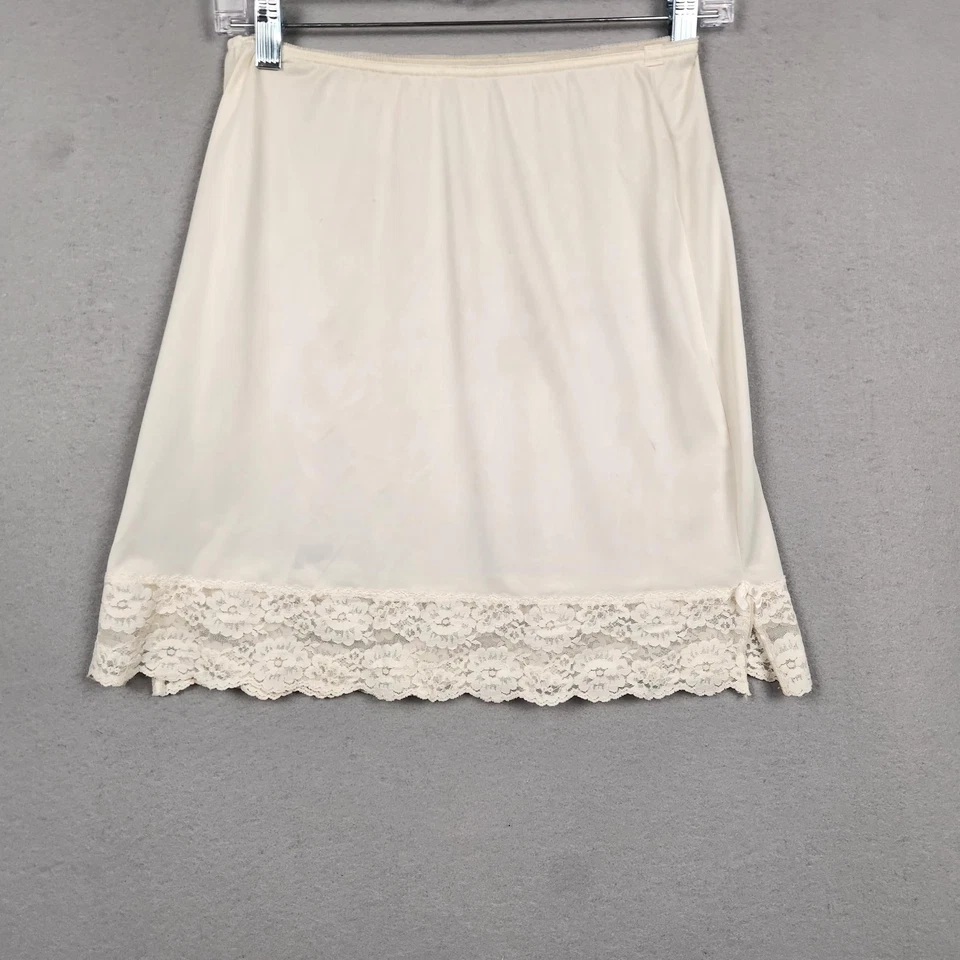 Medio Slip Vintage Maidenform Mujer Pequeño Confección Libre de Estáticas Encaje EE. UU. 41301 Foto 2 de 4