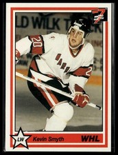 Kevin Smyth 1990-91 7th Inning Sketch WHL #155 Moose Jaw Warriors