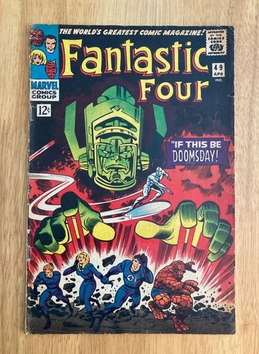FANTASTIC FOUR #49 (1966) *Big Key!* (VG/FN to FN- but Marvel Tanning...Read)