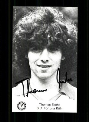 Thomas Esche Autogrammkarte Fortuna Köln 1982-83 Original Signiert