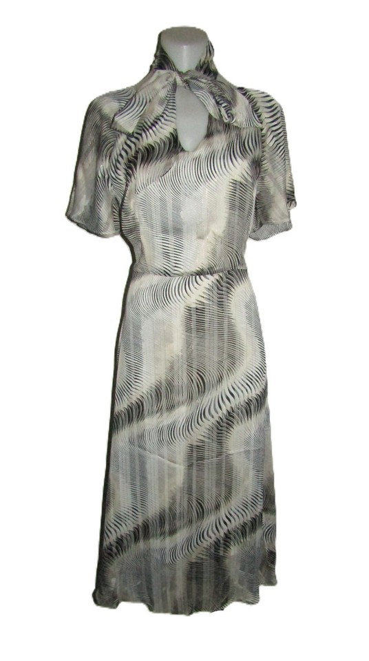 Anthea Crawford designer size 12 evening dinner party cocktail work dress