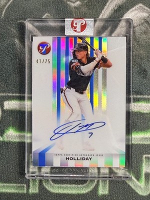 2026 Topps Pristine Jackson Holliday Spotless Signatures Auto SS-JH 41/75