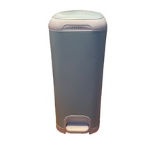 Diaper Genie Platinum Pail Glacial Blue,Stainless Steel Pail