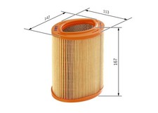 BOSCH Luftfilter 1 457 433 769 Filtereinsatz für PEUGEOT SAXO 306 PARTNER 106 N1