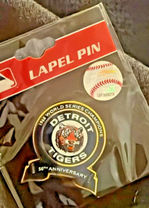 2018 DETROIT TIGERS PIN 1968 WORLD CHAMPIONSHIP SEASON MINT CONDITION