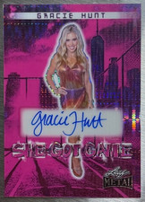 GRACIE HUNT 2024 LEAF METAL SIGNATURE AUTOGRAPH SHE GOT GAME AUTO CARD 1/1