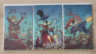 SKOTTIE YOUNG 3 PART CONNECTING COVER SET - GUNSLINGER, KING SPAWN, SCORCHED #50