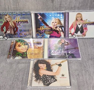 Miley Cyrus & Hannah Montana Rock & Pop CD Collection - 6 Albums Complete 