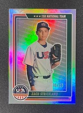 2022 Panini USA Stars & Stripes ZACH STRICKLAND Silver Foil /99 @QI31