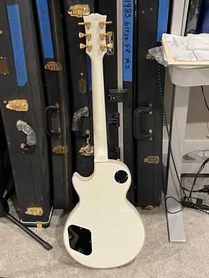 1993 Orville by Gibson Les Paul Custom Re-issue Alpine White Ebony