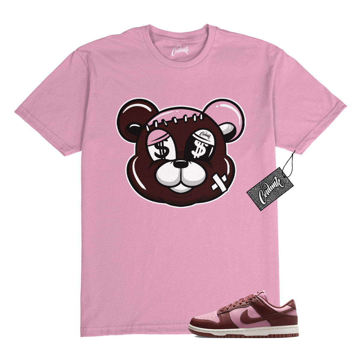 T shirt Dunk Dark Pony Elemental rosa bassa Next Nature abbinata PUNTO