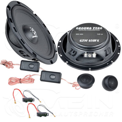 GROUND ZERO LAUTSPRECHER für FORD GALAXY I 2000-2006 Heck Tür 2-Wege 140W #ATVZ