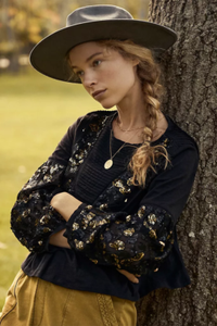 anthropologie peplum top