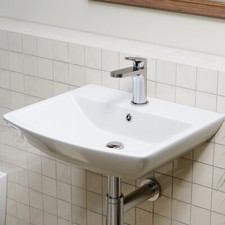 Wand Waschbecken Gäste WC Waschtisch Handwaschbecken Aufsatzwaschbecken 48x42cm