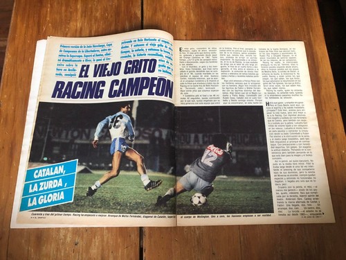 1988 EL GRAFICO magazine RACING CLUB SUPERCOPA Champion - Picture 3 of 7