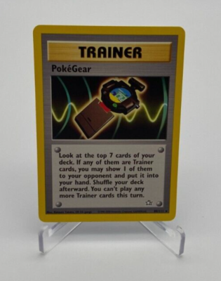 Pokemon Trading Card Game TCG Neo Genesis PokeGear 88/111 | eBay Pokemon Trading Card Game TCG Neo Genesis PokeGear 88/111 | eBay
