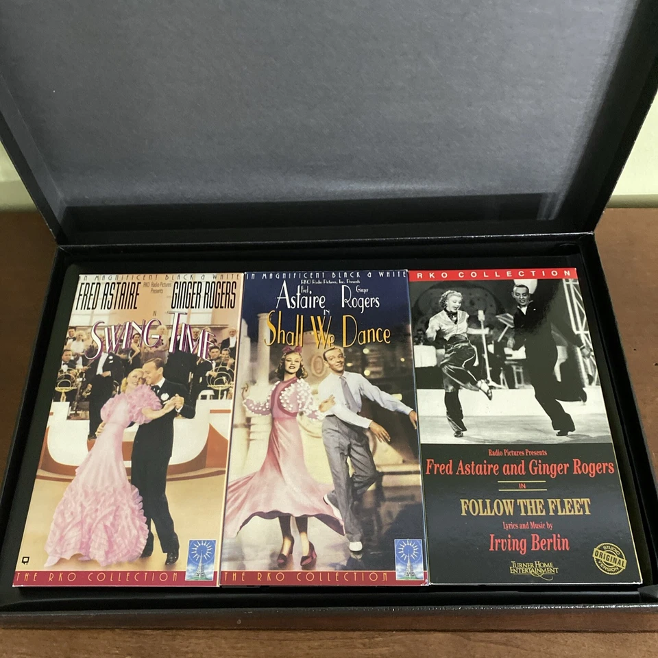 Astaire & Rogers RKO Pictures Original Studio Edition Set Of 3 Sealed VHS Tapes - Image 2 of 4