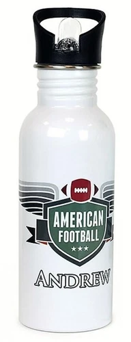 Personalized Water Bottles Custom Photo Text Logo Name Printed Gift - 20oz