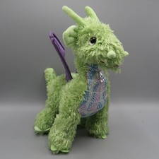 Melissa  Doug Zephyr Dragon Super Soft Plush Stuffed Animal Green Purple Toy