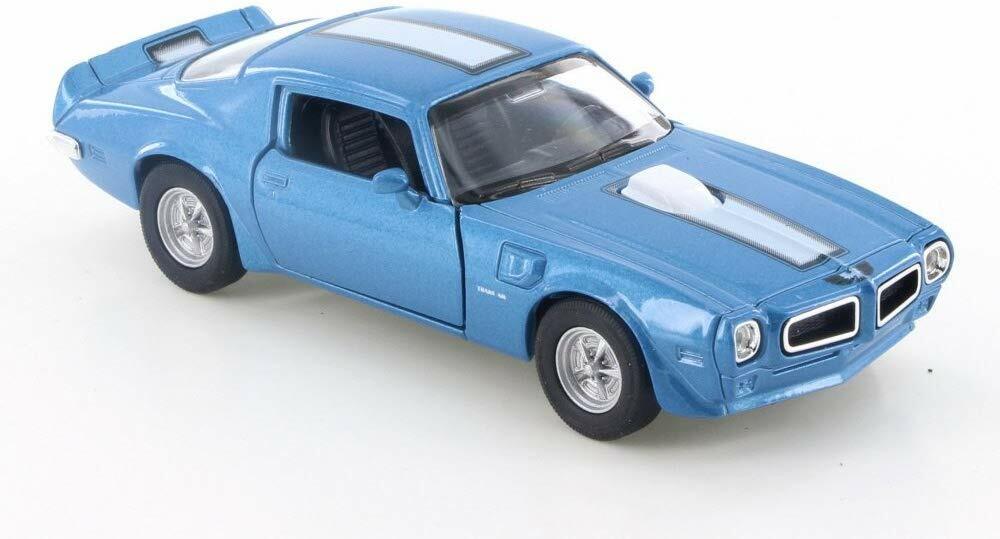 ミニカー Welly 1972 Pontiac Firebird Trans Am 1972 Pontiac Firebird Trans Am Blue Metallic 1/24 Diecast