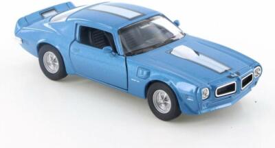 4.5 Inch - 1972 Pontiac Firebird Trans AM, Blue/White Scale