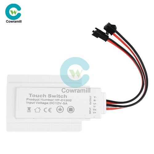 12V 5A 60W Dual Key Touch Switch LED Driver Infinitely Dimming Defogging Switch - Picture 25 of 26