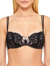b.tempt'd by Wacoal Ciao Bella Black Balconette Bra L84042 Size 32B