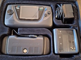 Sega Game Gear Model 2110G Tested, 2 Bags, 2 Powerbacks, 7 Games, Sega Wide View