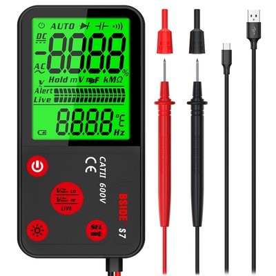 Digital Multimeter Professional Voltage Resistance Frequency Capacitance D9L8