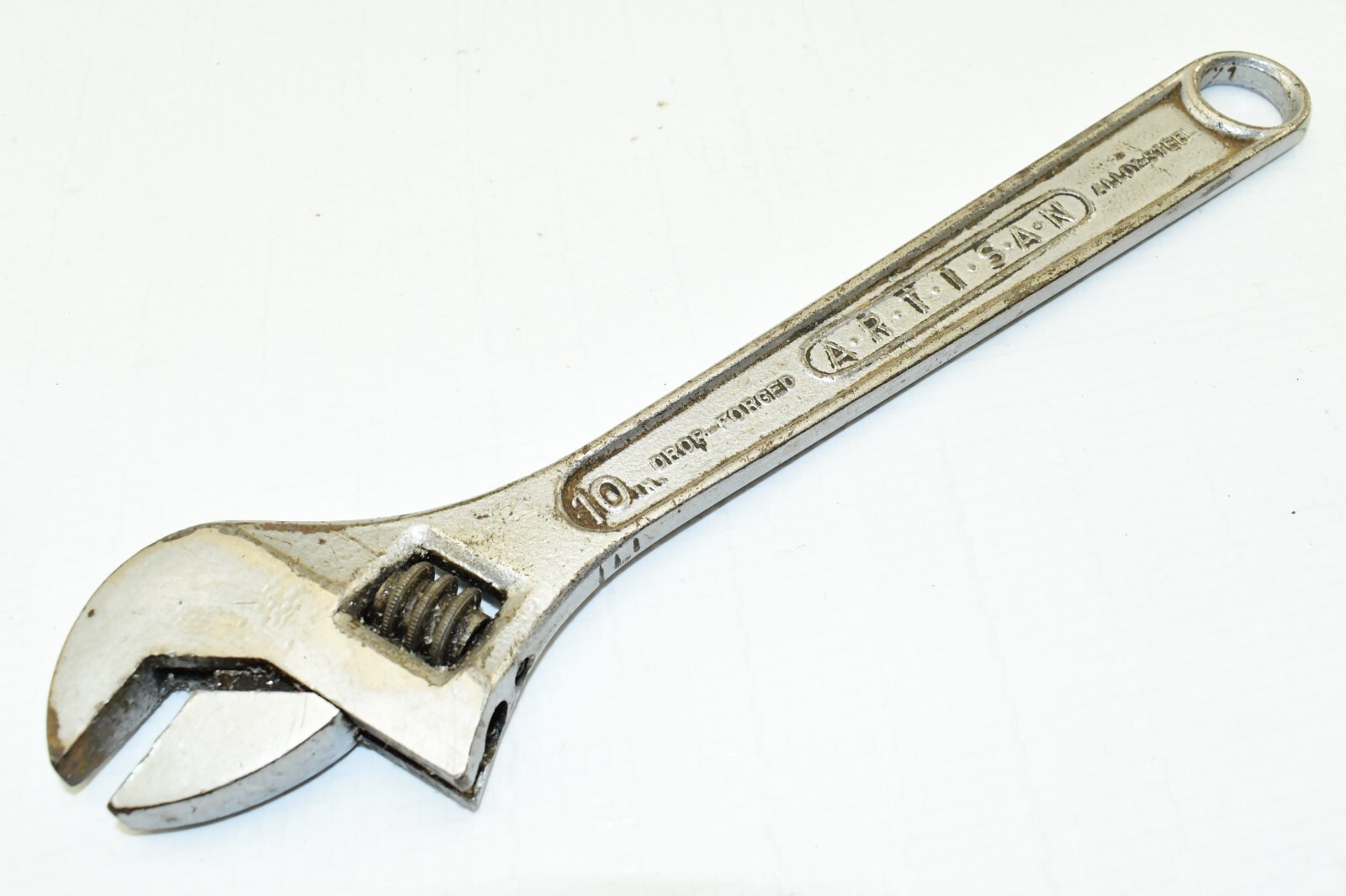 Vintage Artisan 10" Adjustable Wrench Hand Tool USA Made Drop