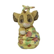 Disney Parks Babies Simba Lion King Baby Plush Blanket Pouch Blanket 10"