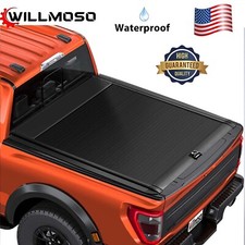 5.5ft Retractable Truck Bed Tonneau Cover With T Slot For 2011-2025 Ford F150