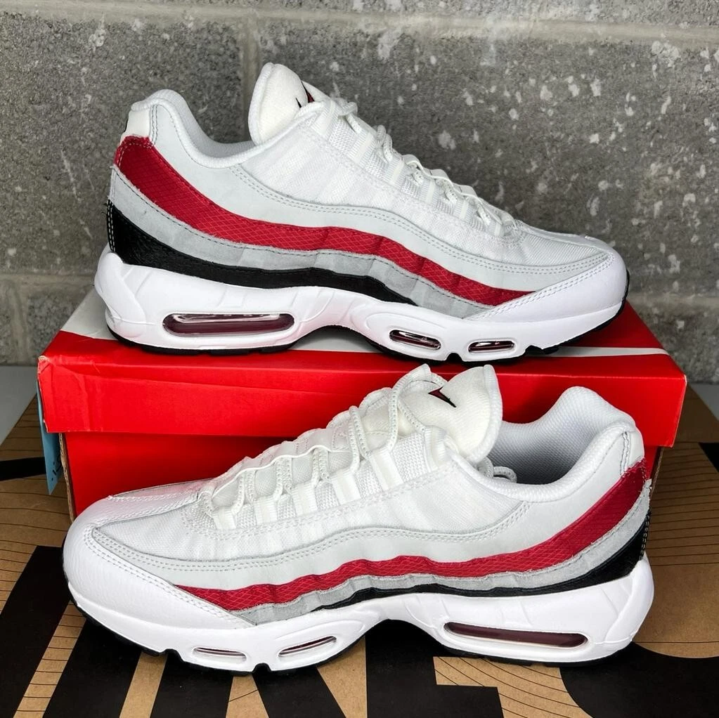 Nike air max 9 essential black hotsell red white