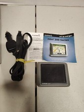 Garmin Nuvi 200 GPS Travel Car Navigation System Bundle Tested Working