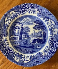 Spode Blue Italian Salad or Dinner Plate 7.5" or 10.5" New