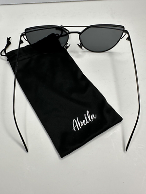 Abella sunglasses Flat Lens Cat Black Soft bag Womens | eBay display picture 1