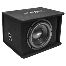 NEW SKAR AUDIO SDR-1X12D2 1200 WATT SINGLE 12" LOADED VENTED SUBWOOFER ENCLOSURE