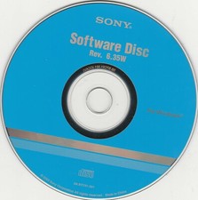 Software Disc CD-Rom Disc Rev. 6.35W by Sony for WINDOWS  2005