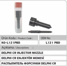 L121PBD Delphi CR Injector Nozzle for EJBR02201Z EJBR01302Z EJBR01601Z