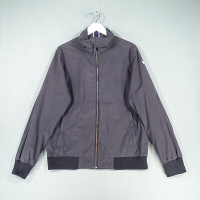 Vintage Helly Hansen Bomberjacke Herren Large grau kariert gefüttert Mod Freizeit