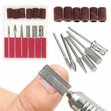 12pcs/Set Electric Nail Art Drill Bits Manicure Pedicure File Machine Tool Kitsɞ