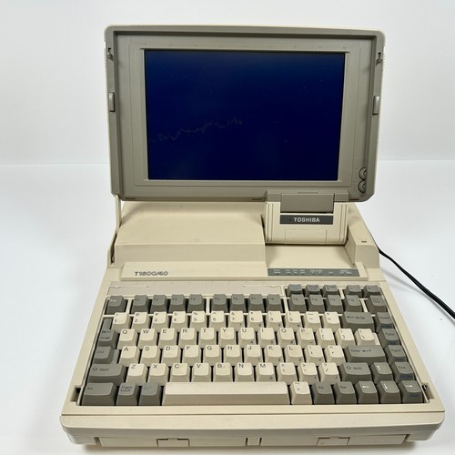 Vintage Toshiba T1600 Laptop System Unit PA8011U Dual Battery Portable Computer - Bild 4 von 9